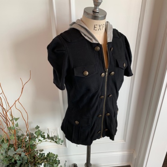 XXI Twist Jackets & Blazers - XXI Twist NWOT Women's Military Hooded Knit Jacket